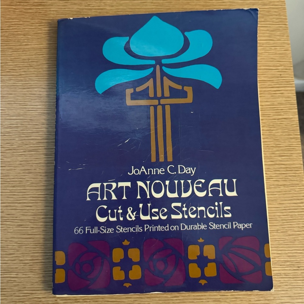 Art Nouveau Cut & Use Stencils Book